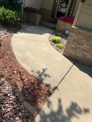 After: The homeowner was delighted with the work completed by the crew.