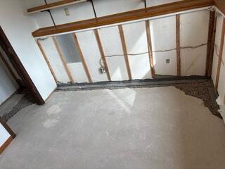 During: Our Foreman, Jesus, and his crew worked hard to secure all the products throughout the basement.