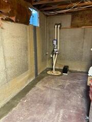 Waterguard installed along the basement and Triple Safe sump pump with battery backup to prevent future flooding.