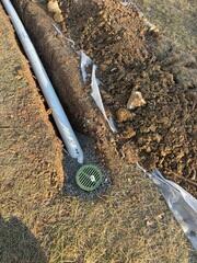 Exterior Drainage installed with flowell