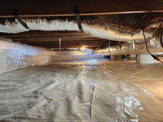 Encapsulating a Damp Crawl Space in Keansburg, NJ