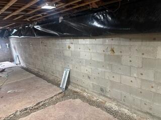 During: Our Foreman, Jesus, and his crew secured all the products throughout the basement.