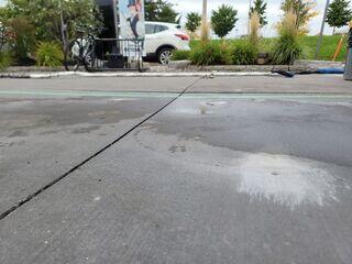 Instead of a noisy, multi-day demolition, we stabilized the sunken slabs from beneath. The result is a level, professional-looking walkway, restored quickly and without debris or disruption.