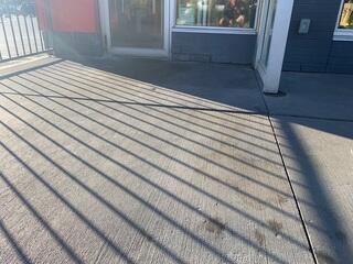 We worked around the lunch rush so the restaurant could stay open. Thanks to our fast-curing poly-leveling process, customers were walking safely over a level surface before our trucks even left the lot.