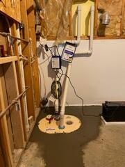 After: The homeowner was given peace of mind knowing their basement was properly repaired.