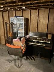 Storing a little of everything in this room.