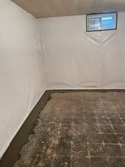 After: The homeowner was given peace of mind knowing their basement was secured.