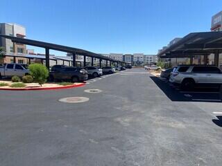 Project completed at parking and roadway area
