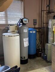 Sulfur filter installed pre-softener to protect the softener from sulfur
