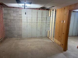 Trego, WI, Cracking Foundation Repaired