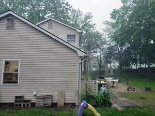 Once the adjacent wall is properly insulated, we can then start work in the main attic, but the main attic is inaccessible.
