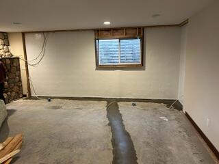 After: The homeowner was relieved to know their basement was properly waterproofed.