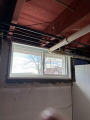 after window installation