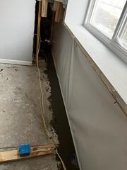 During: Our Foreman, Aaron, and his crew traveled to the home to begin the thorough inspection.