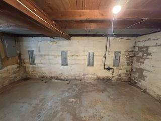 The foundation after it was stabilized with our GeoLock