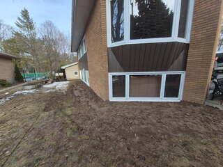 landscape refill after project completed.