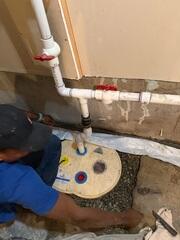 During: Our Foreman, Nanga, and his crew traveled to the home to begin the installation.