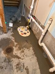 After: The homeowner was delighted to know their basement was properly protected.