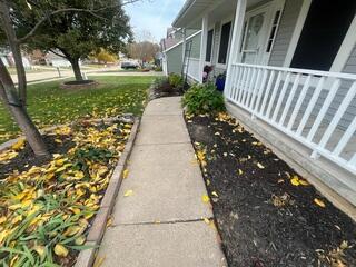 sidewalk before concrete repair