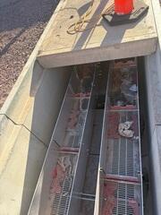 Targeted injection points were used to lift and stabilize trench sections without excavation.