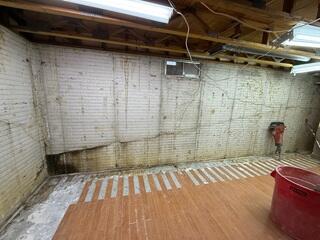 before the waterproofing installation