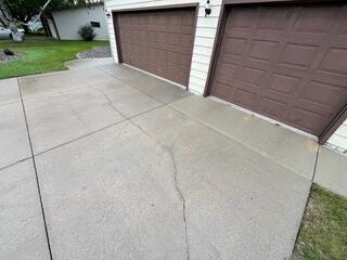 Fargo, ND, Sinking Driveway Repaired