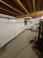 CleanSpace® Wall System - Installed along the basement walls to create a continuous vapor barrier, helping to block moisture and improve the overall appearance of the space