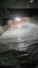 CleanSpace Crawl Space Encapsulation System - Installed across the floor and walls to create a continuous vapor barrier, helping to isolate the space from ground moisture and improve overall conditions