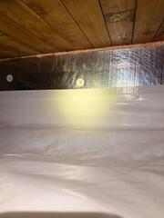 Full encapsulation system with our CleanSpace barrier and SilverGlo wall insulation.