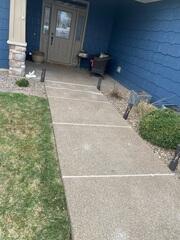 After our crew lifted the slabs and sealed the joints