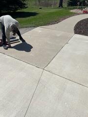 During: Our Foreman, Jordan, and his crew successfully secured all the products.