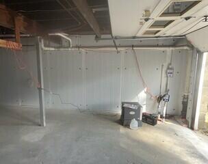 This garage is now properly insulated as well as waterproofed and supported.