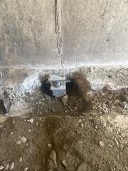 Push Pier Driven into Soil