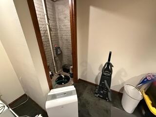 Before: Our Design Specialist, Romeo, recommended securing a Radon Mitigation System in the home.