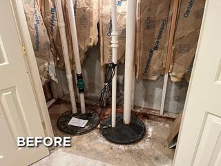 Helping a Troubled Homeowner Assess their Waterproofing System in Lexington...