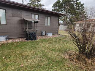 The exterior of the home before our crew installed our radon mitigation system