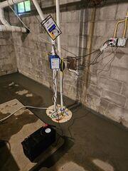 WaterGuard interior drainage system to capture water at the foundation perimeter
TripleSafe sump pump system for reliable, high-capacity water removal