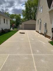 Our crew lifted and leveled the slabs and sealed the joints