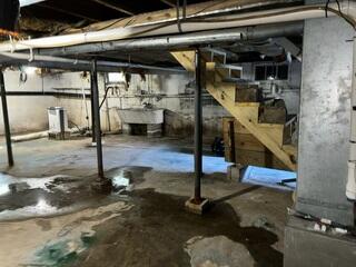 This wet basement in Middletown Springs, Vermont, will get a complete custom-designed waterproofing system to address all areas of concern.