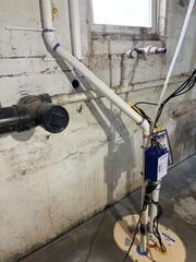 The TripleSafe sump pump system is designed to provide multiple levels of pumping protection