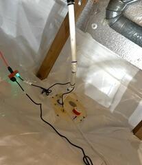 Our SuperSump Pump ensures immediate expulsion of all water intrusion into your crawl space.