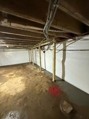 Historic basement transformed with a complete waterproofing system.