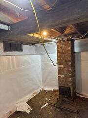 Crawl Space Repair in Sheffield, Vermont | Matt Clark's Northern Basement S...