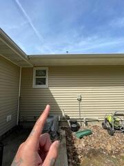 Where our radon mitigation system fan would be installed