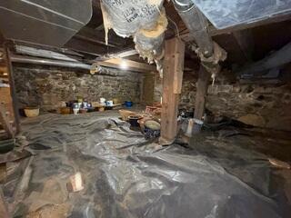 Crawl Space Encapsulation & Waterproofing in Sullivan, New Hampshire | Matt...