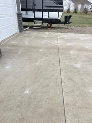 During: Our Foreman, Charlie, and his crew successfully lifted and leveled the sidewalk back to its original position.