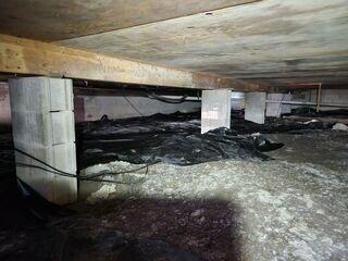 before crawlspace repair