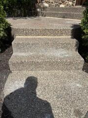After the crew lifted the concrete steps with PolyLevel and sealed the joints with NexusPro