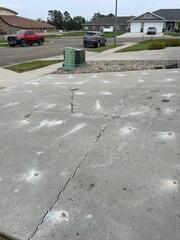 After: The homeowner was given peace of mind knowing their driveway was properly repaired.