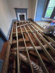 Crawl Space Wood Working Project in Howardsville, Virginia